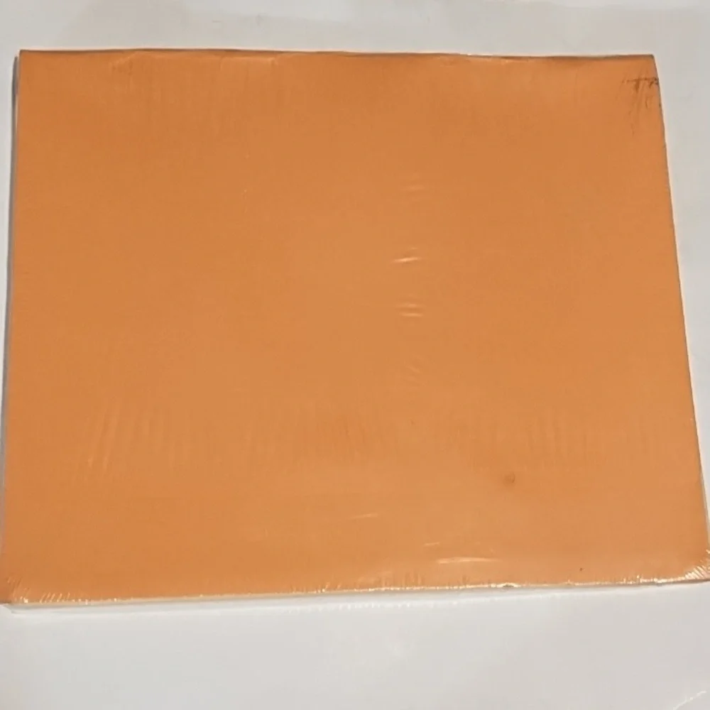 Home Record File with 9 Pockets - Orange and White